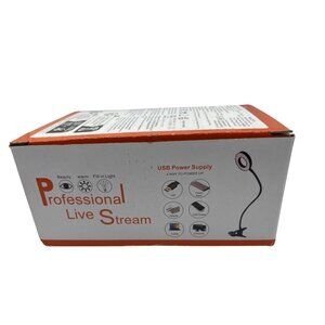 USB LED Clip Lamp For Professional Live Streaming Adjustable Multi-Angle USB 12L